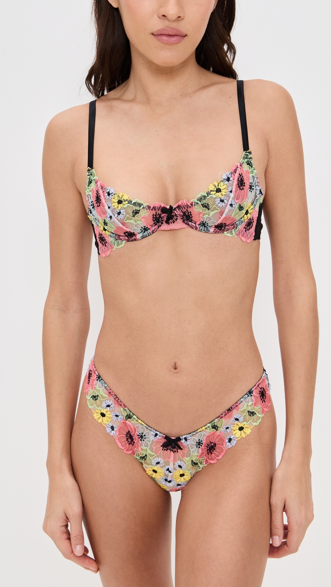 Azalea Embroidery Bra - 4