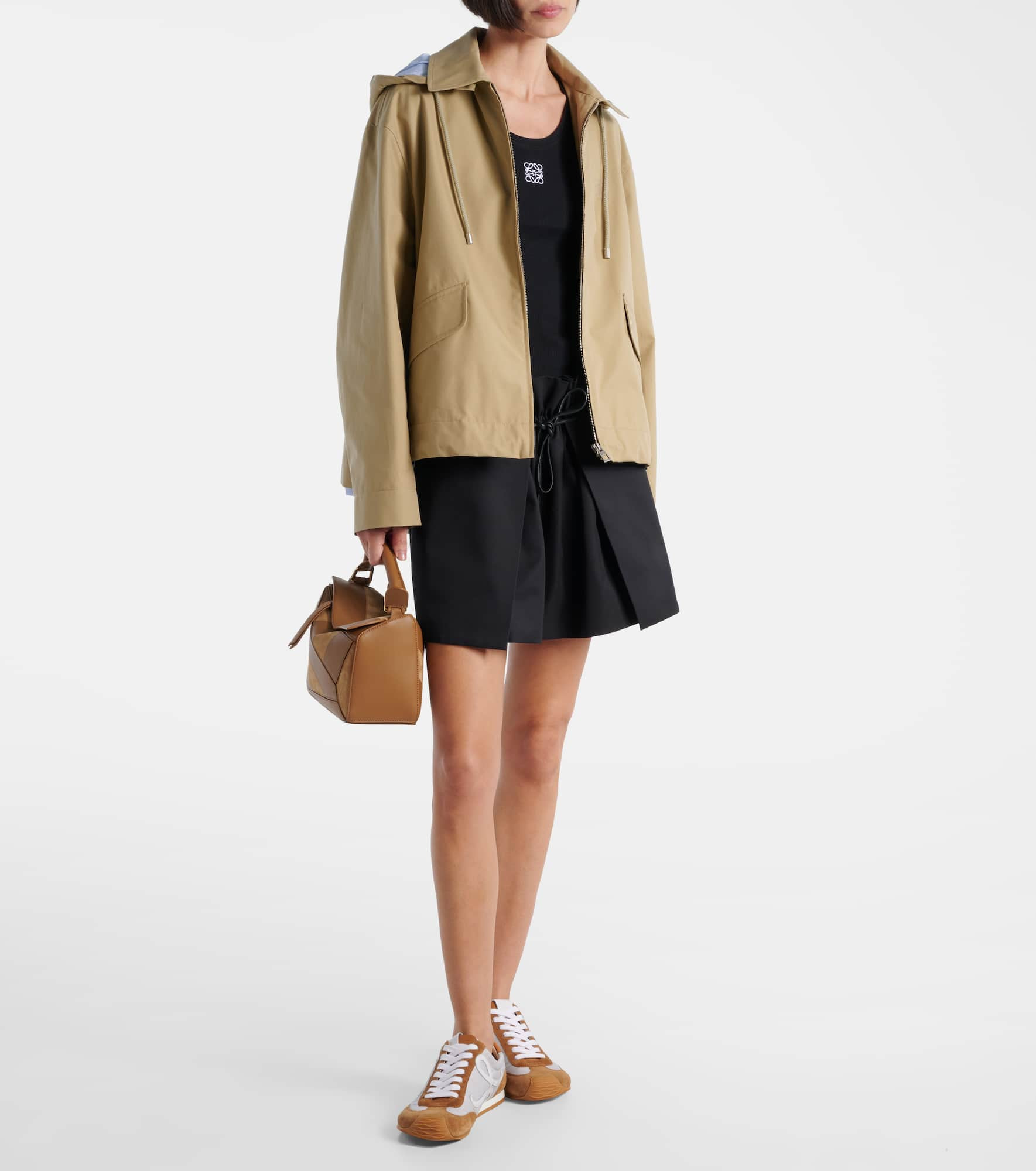 Anagram cotton gabardine jacket - 2