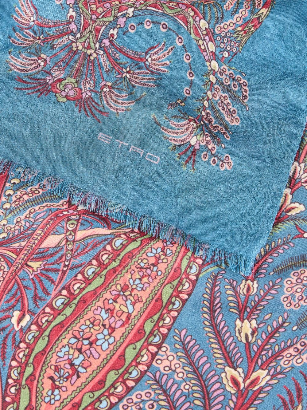 paisley-print scarf - 3