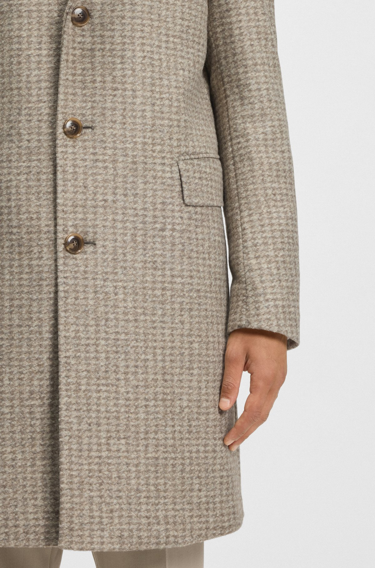 SLIM-FIT COAT WITH DETACHABLE INNER - 6