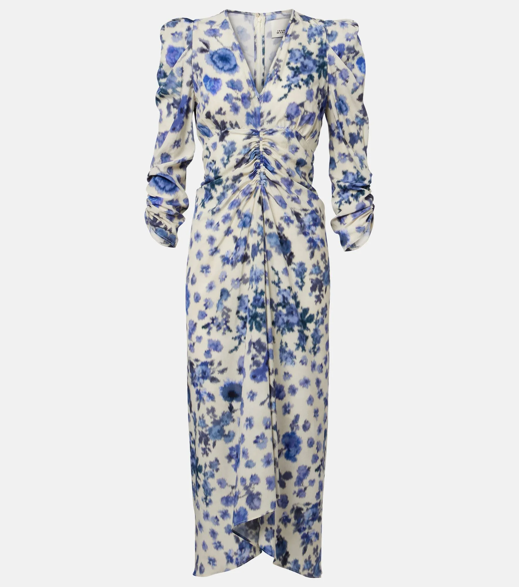 Albini floral silk-blend midi dress - 1