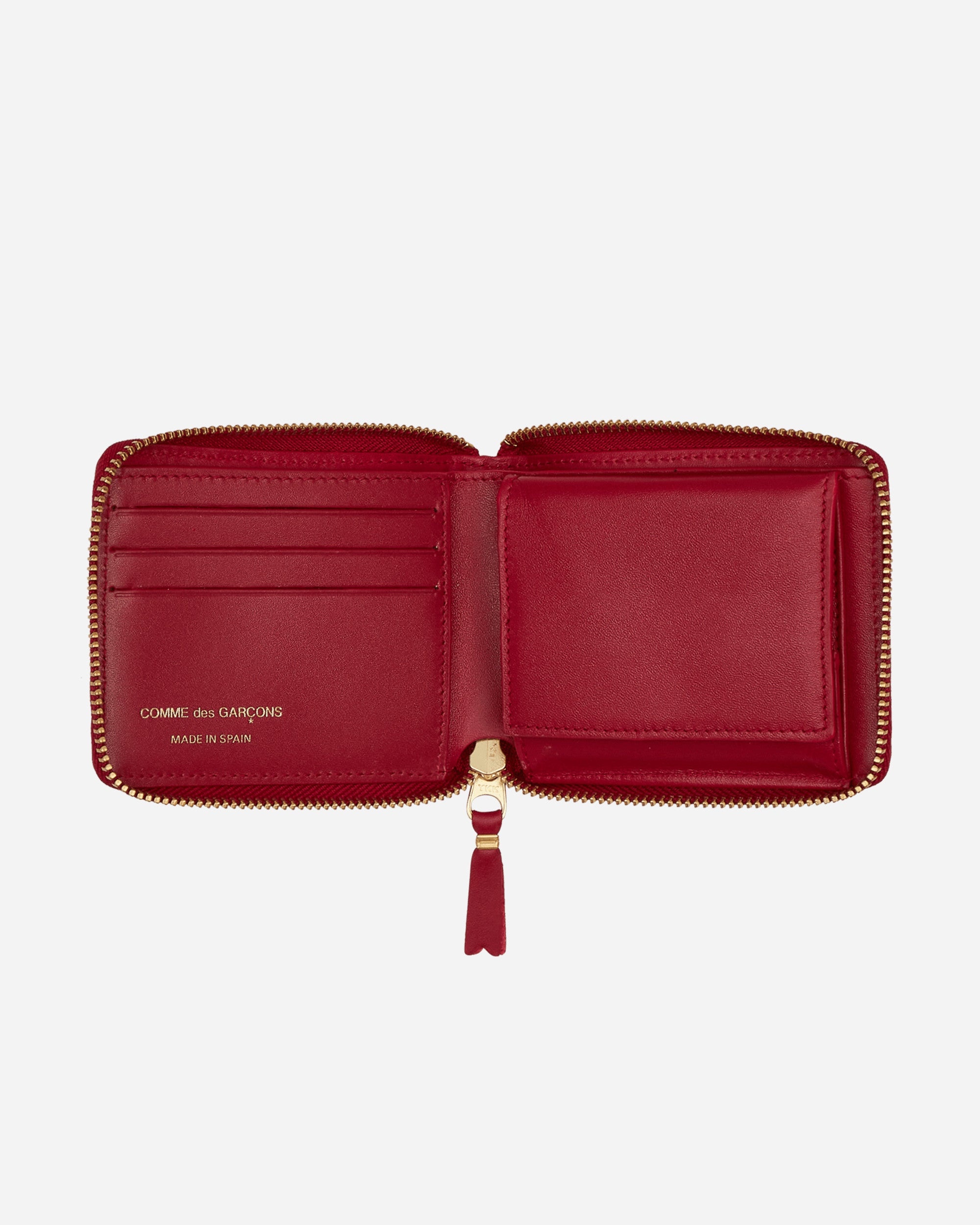 Classic Line Zip-Around Wallet Brown / Red - 3