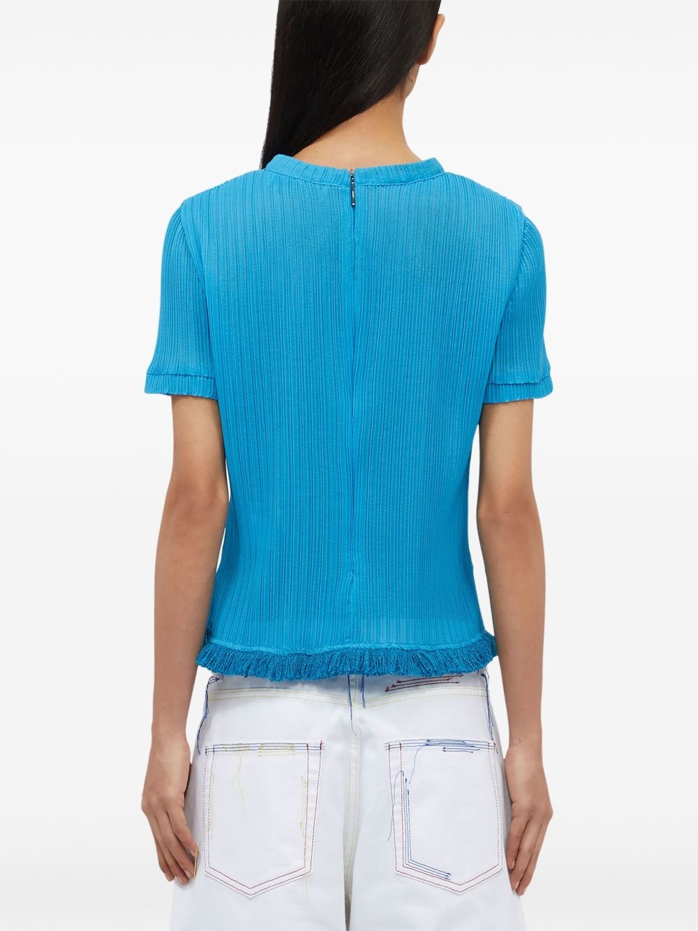 ribbed T-shirt - 4