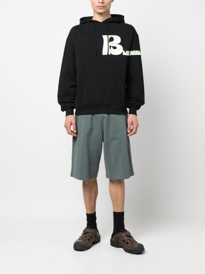 BLUEMARBLE organic-cotton logo-print hoodie outlook
