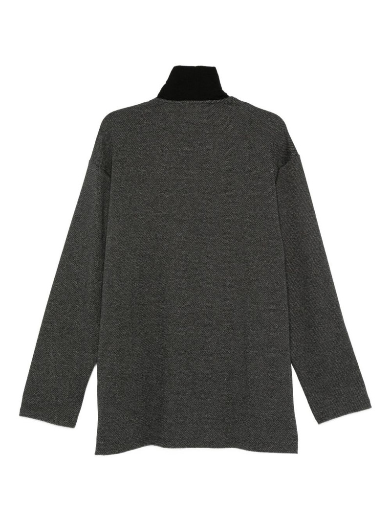 Yohji Yamamoto high-neck sweater outlook