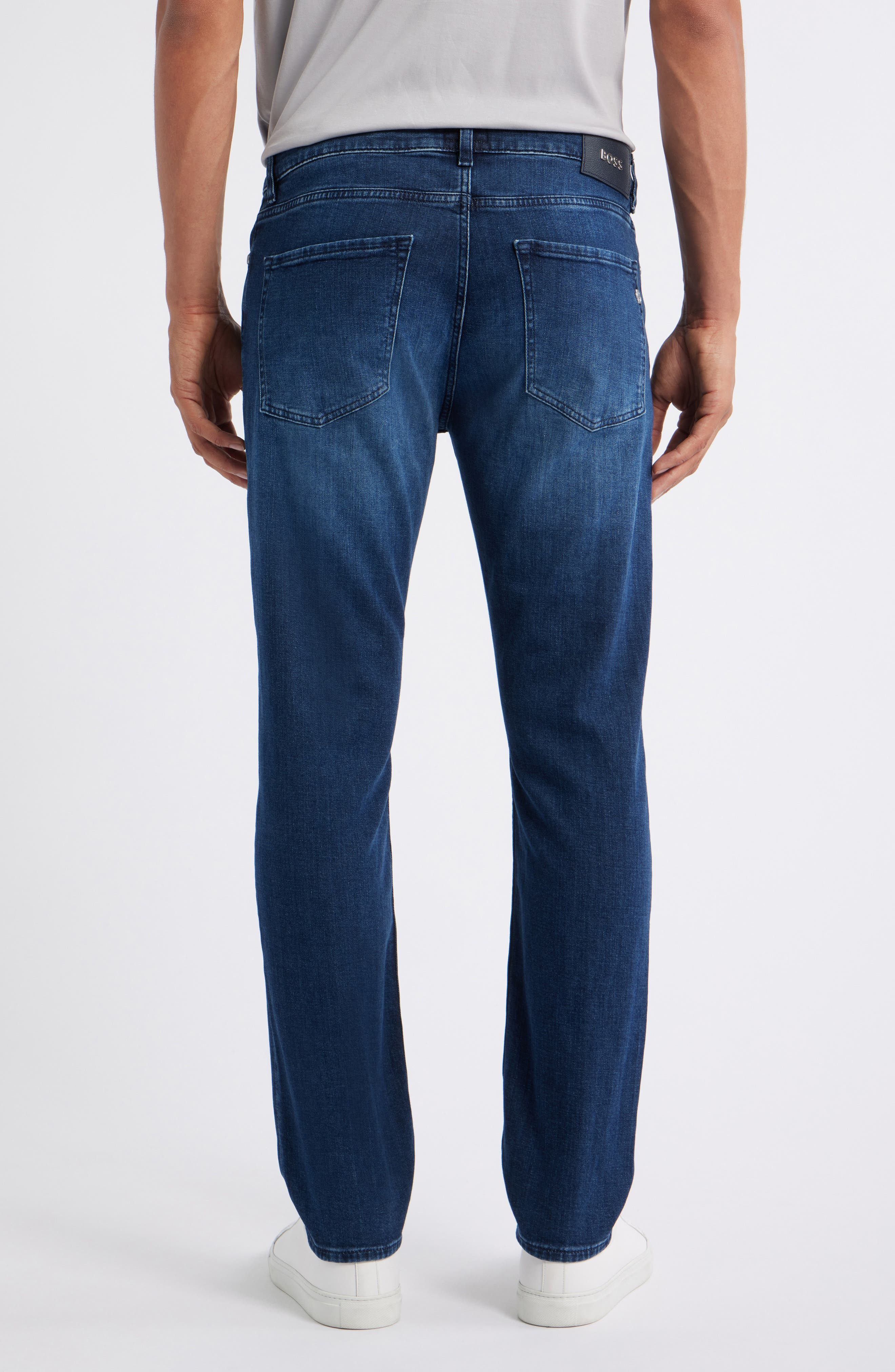 BOSS Delaware Slim Fit Jeans in Navy at Nordstrom - 2