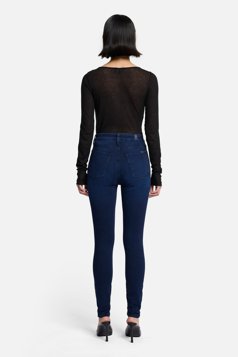 Slim Illusion High Waist Skinny in Twilight Blue 5