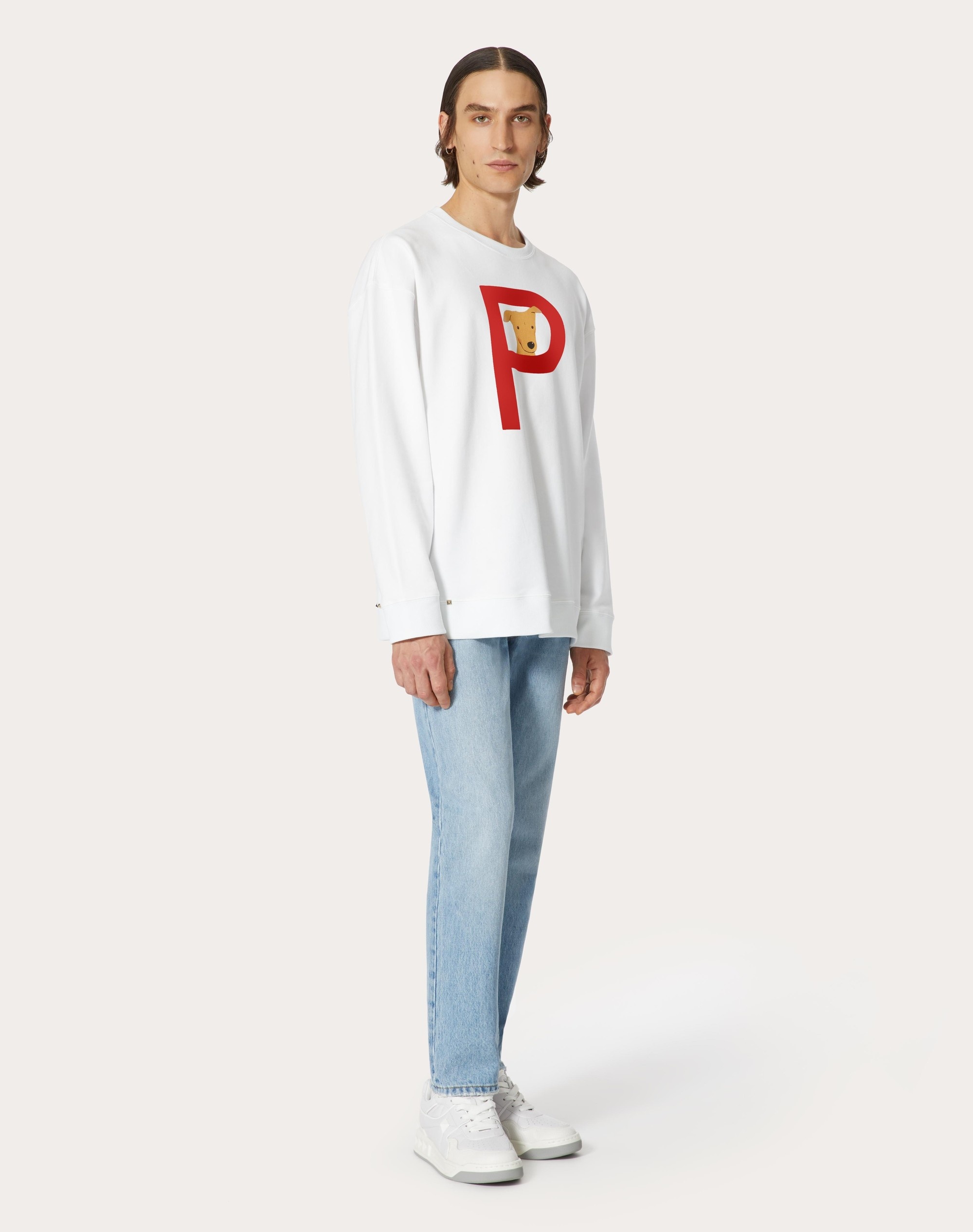 VALENTINO GARAVANI ROCKSTUD PET CUSTOMISABLE UNISEX CREWNECK SWEATSHIRT - 2