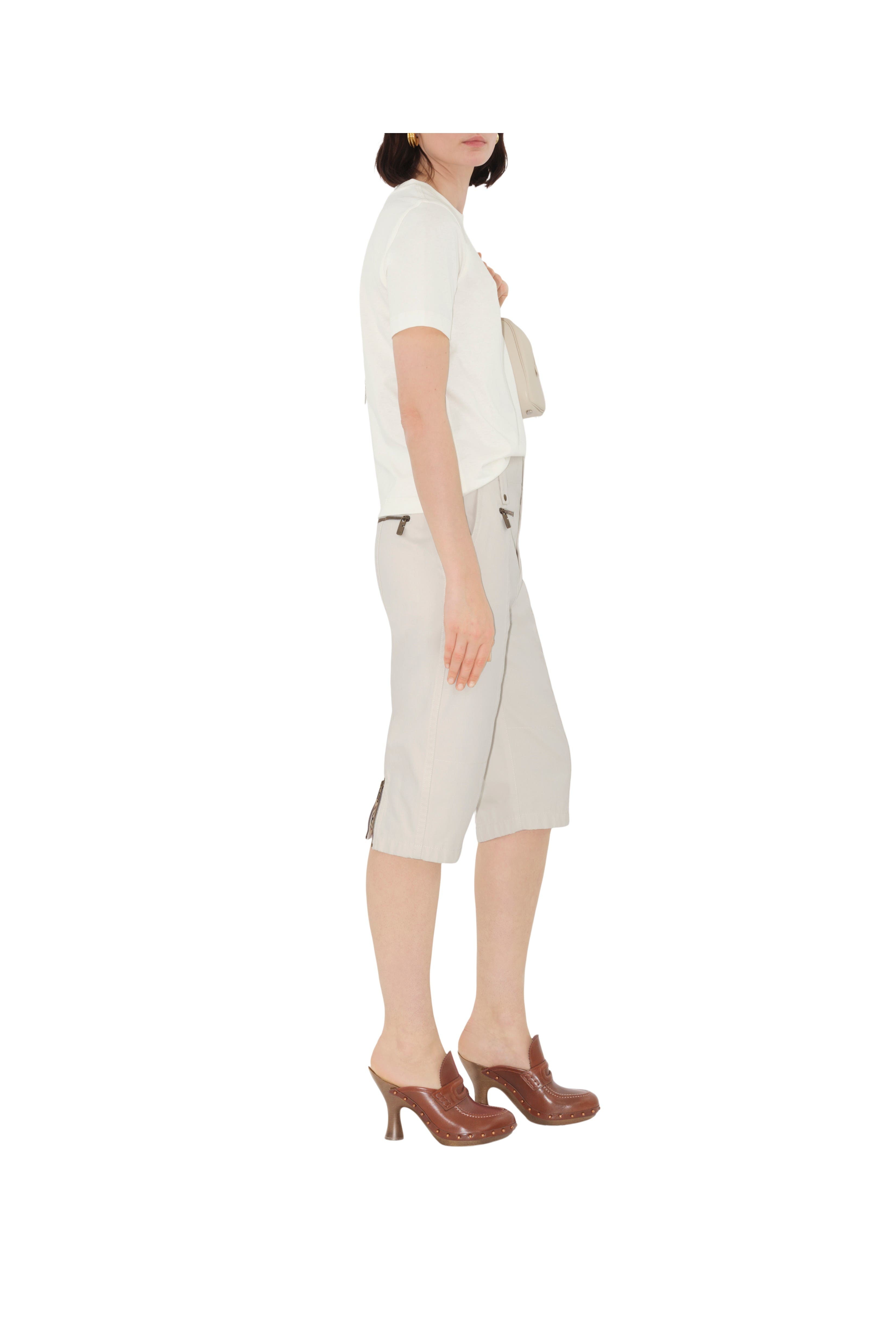 burberry B Crest Cotton T-shirt in Chalk at Nordstrom - 3