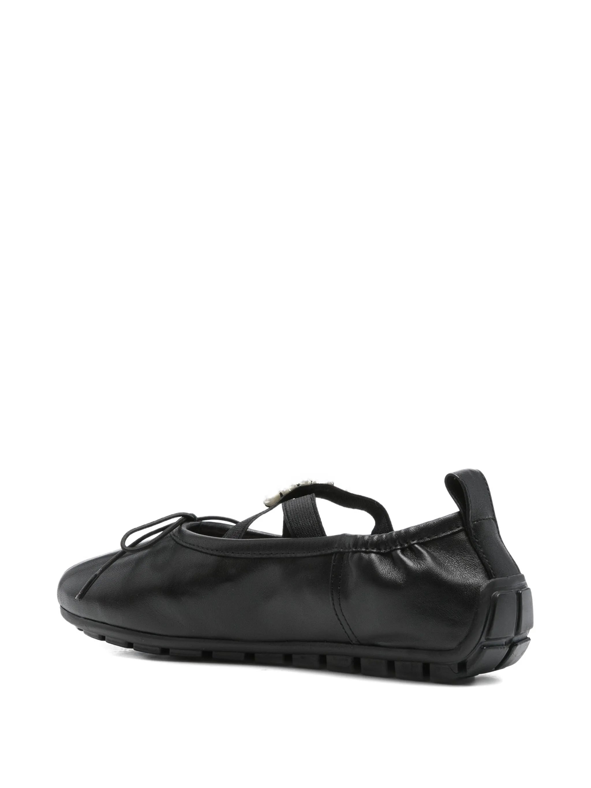 Simone Rocha Jewel-embellished Leather Ballet Flats - 2