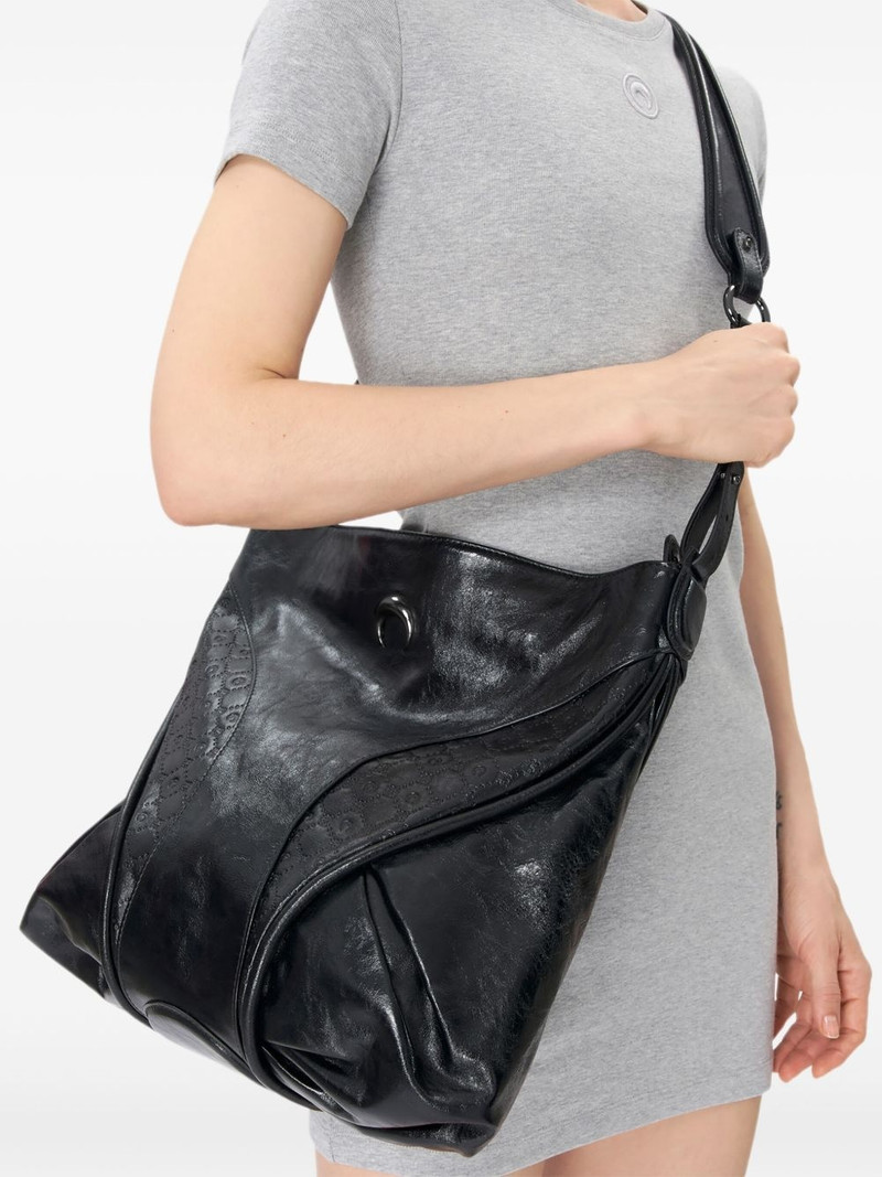 Marine Serre embossed-logo tote bag outlook