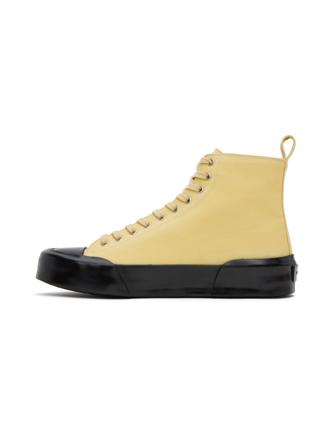 Yellow High-Top Sneakers - 3