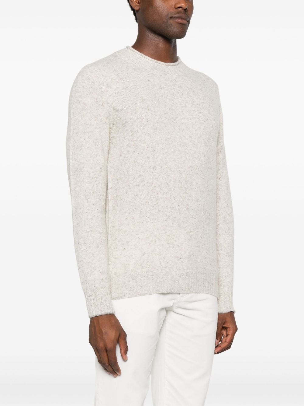mélange-effect jumper - 3