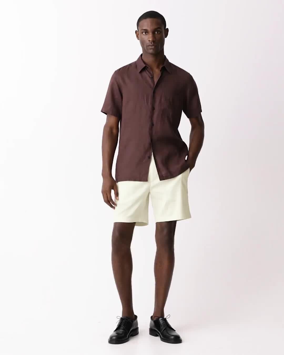 Irving Short-Sleeve Shirt in Relaxed Linen - 7