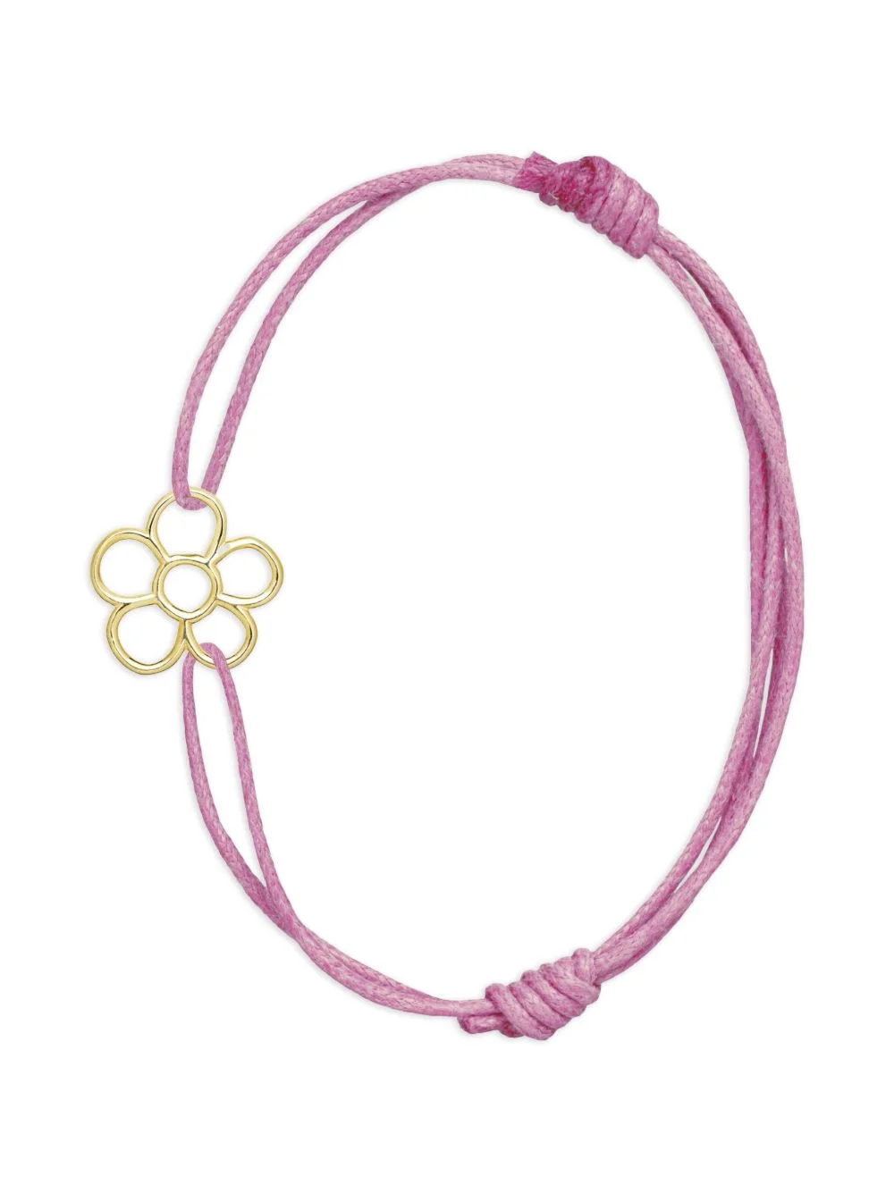 Florecita flower-charm cord bracelet - 1