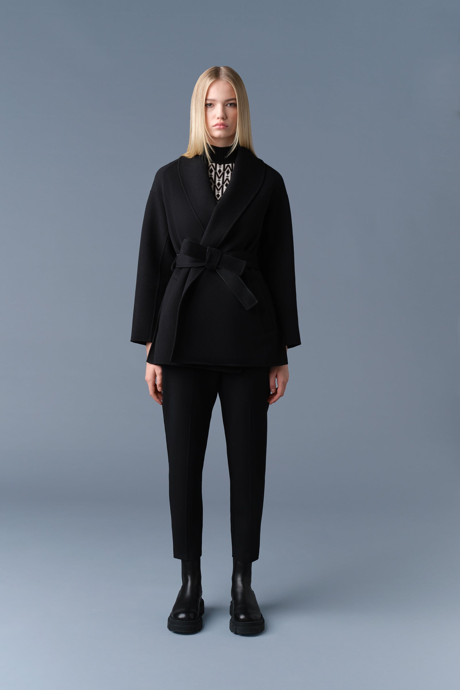 TYRA Double-Face wool robe jacket - 2