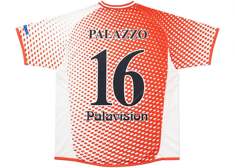 PALACE Palace Multi Option Footie Jersey White/Red outlook