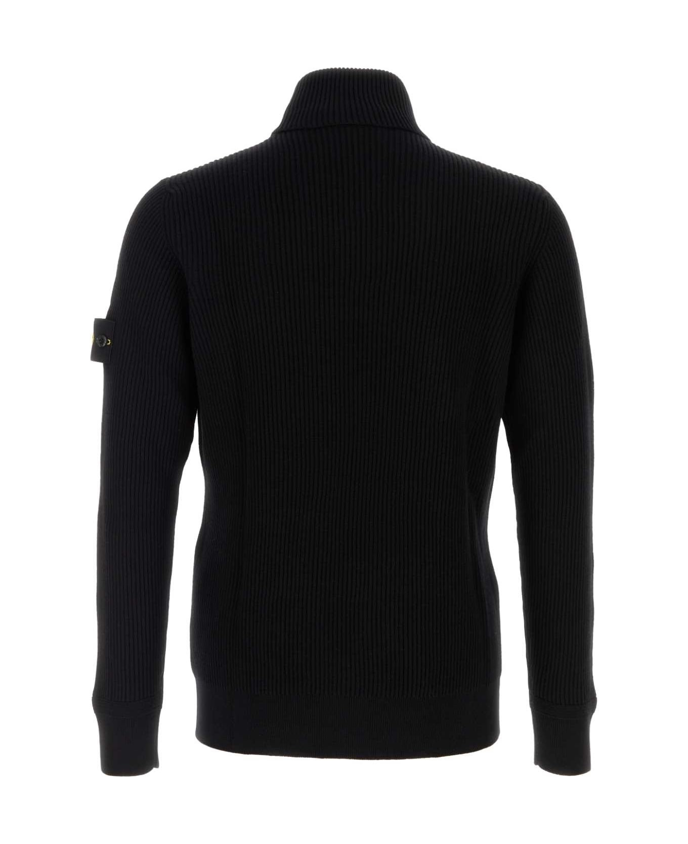 Black Wool Sweater - 2