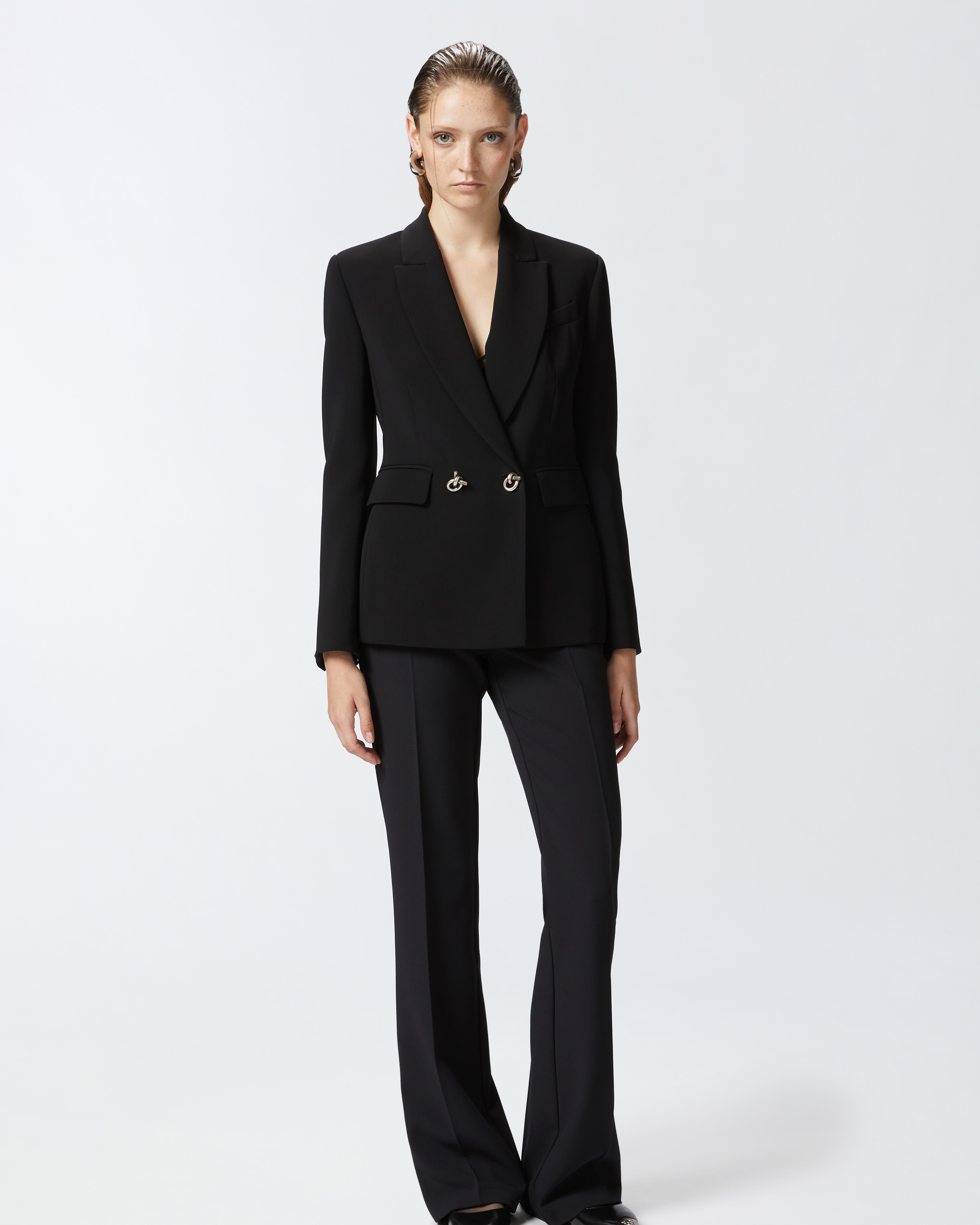 TECHNICAL CADY BLAZER WITH METAL BUTTONS - 3