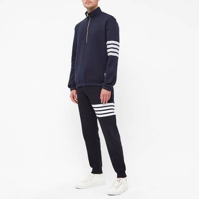 Thom Browne Thom Browne 4 Bar Half Zip Funnel Neck Sweat outlook