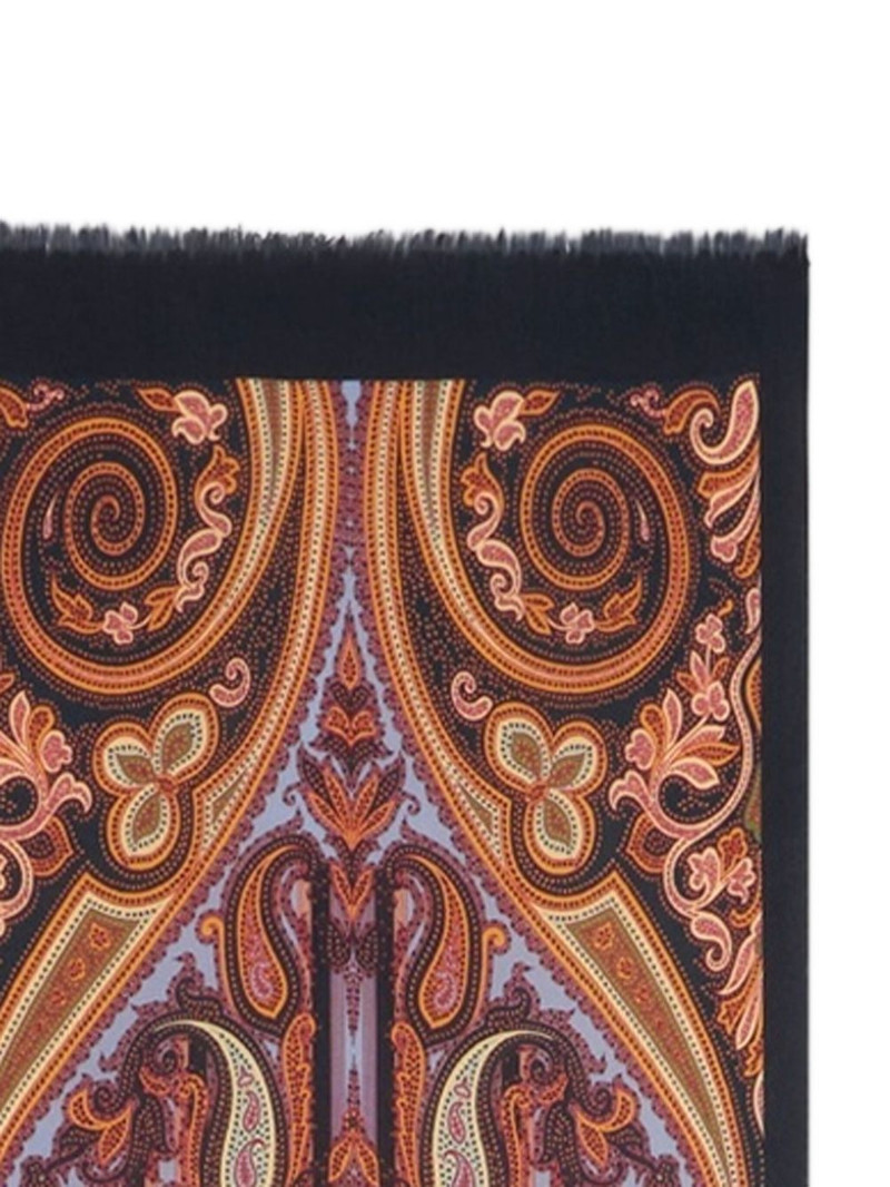 Etro striped-pattern scarf outlook
