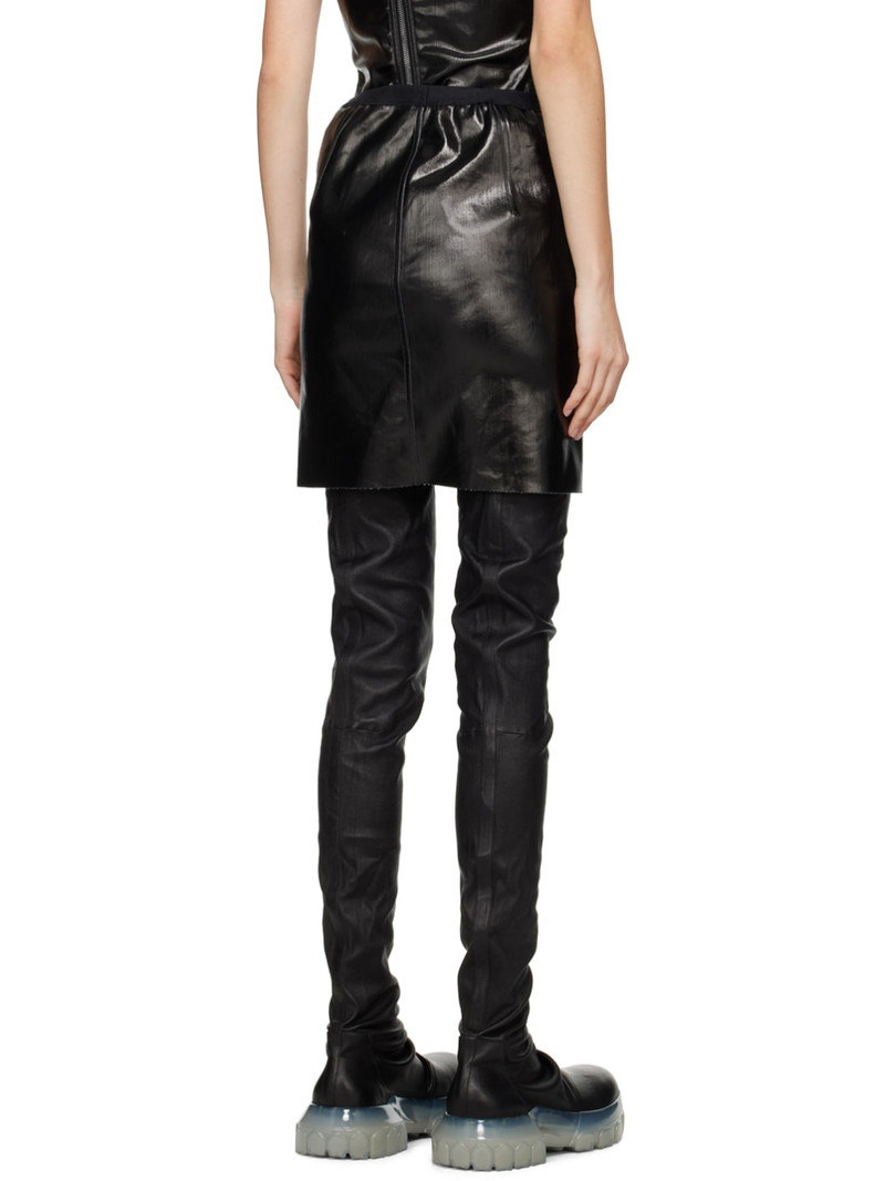 Black Lacquered Miniskirt 3