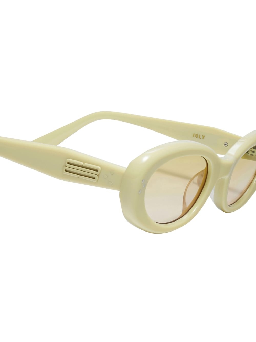 tonal-design oval-frame sunglasses - 3