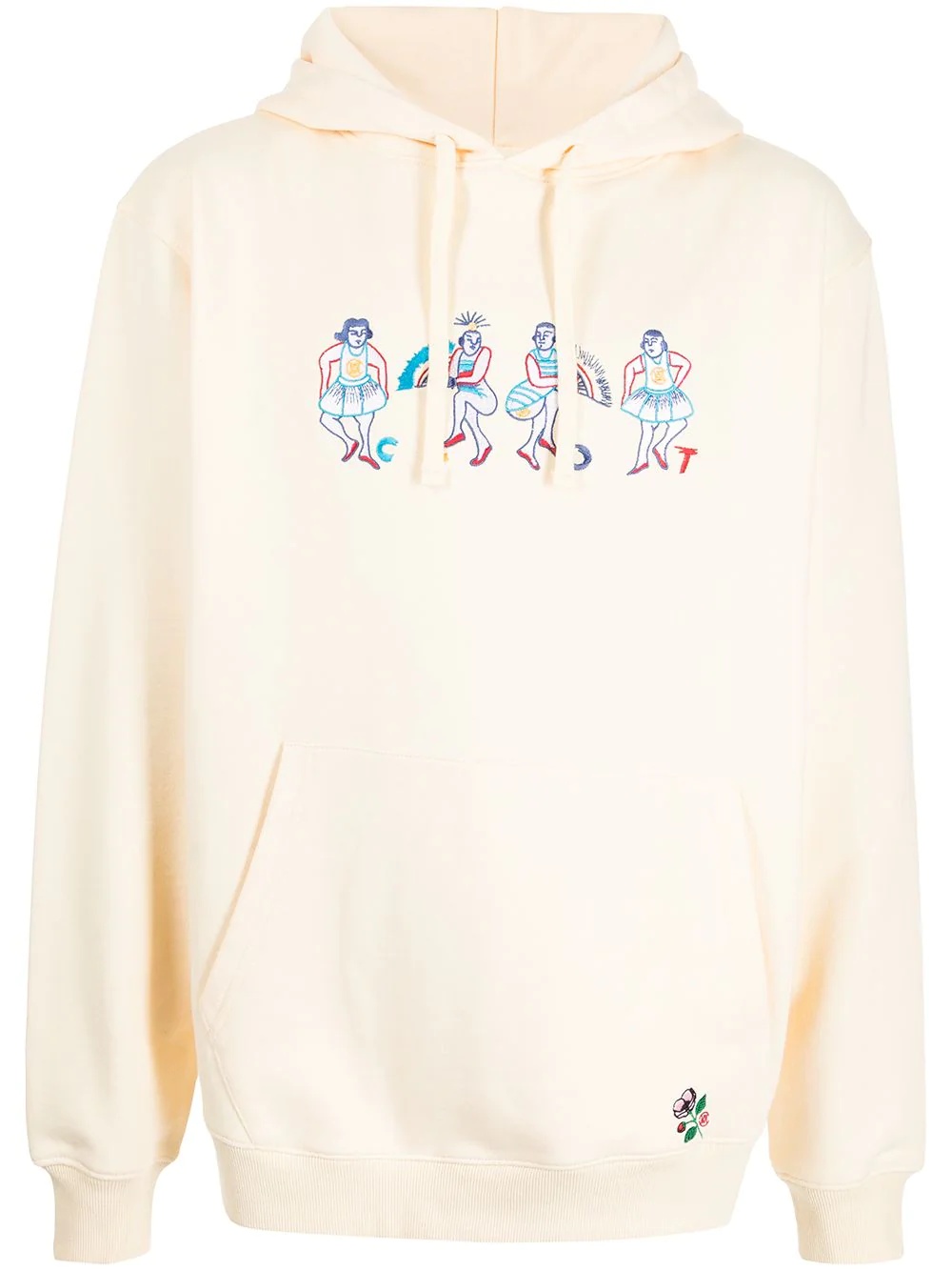 Dancing Hawaiian pullover hoodie - 1