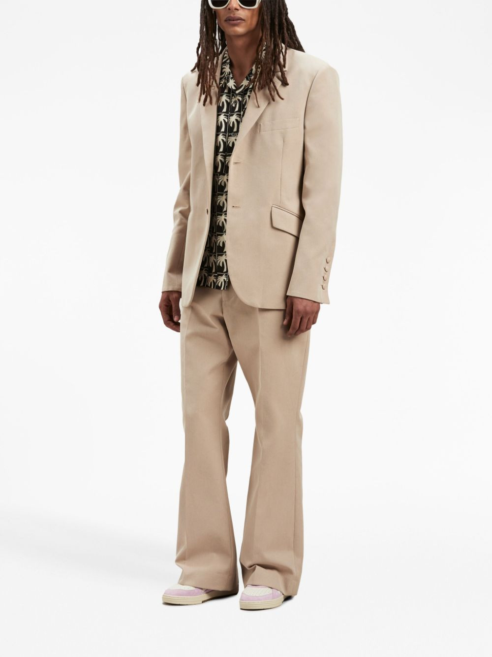 Palm Angels Trousers Beige - 3