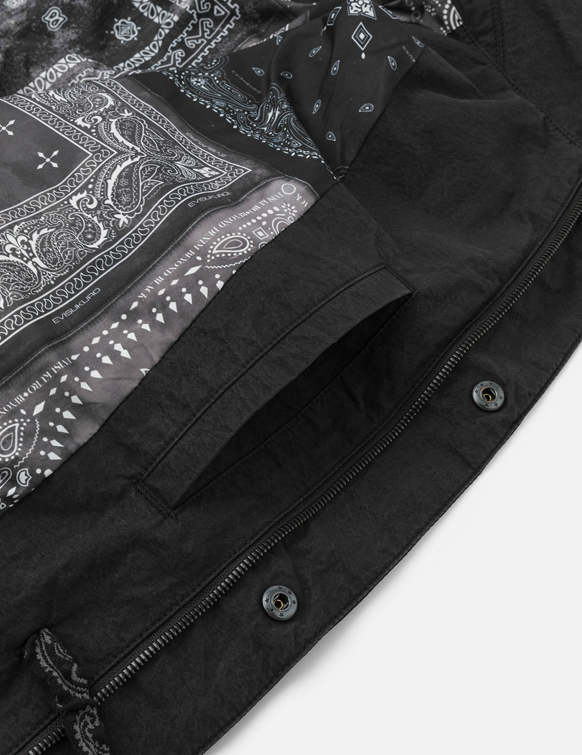 EVISUKURO Embroidery and Bio-washed Relax Fit Jacket - 18