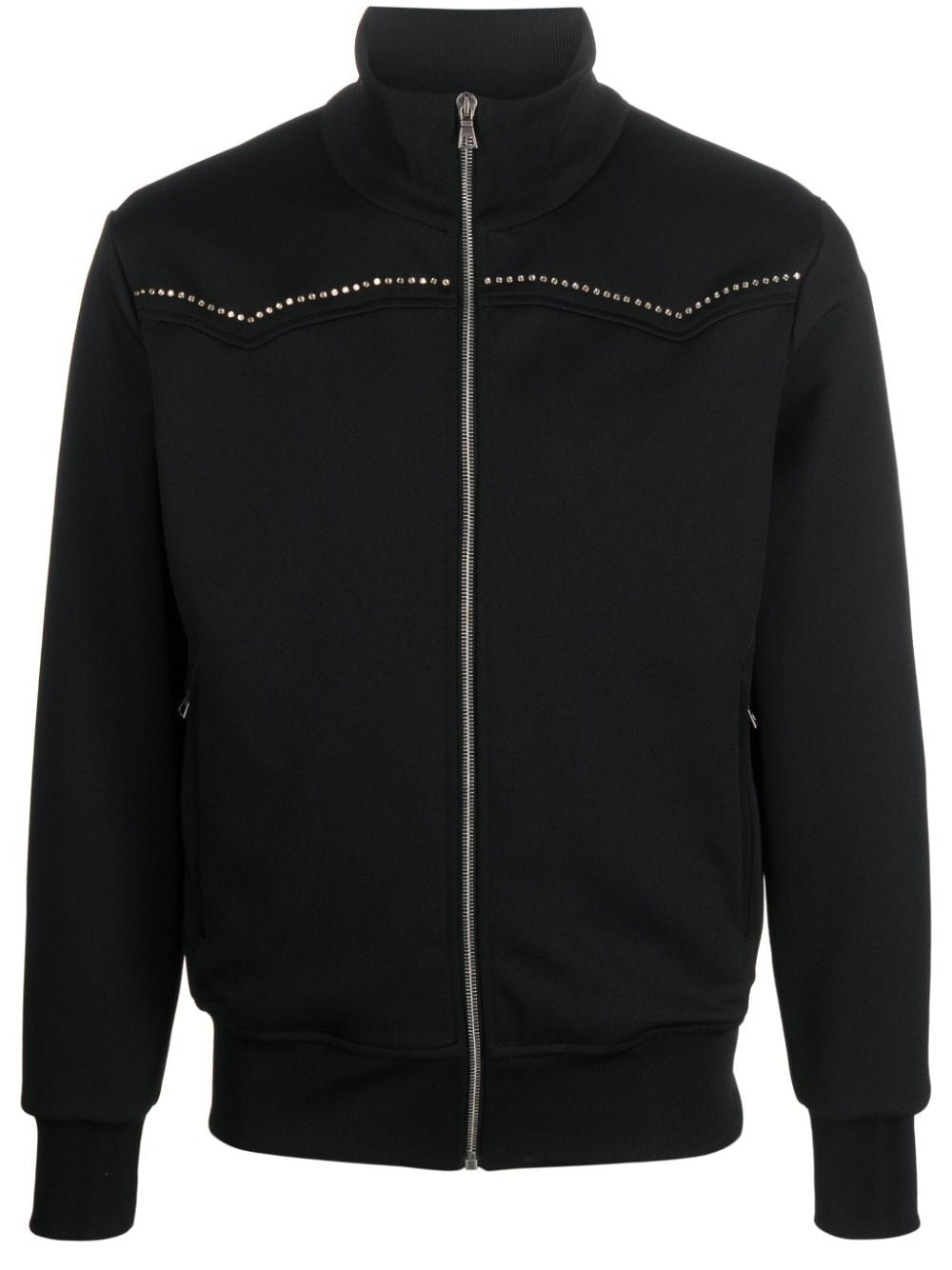 logo-embellished track jacket - 1
