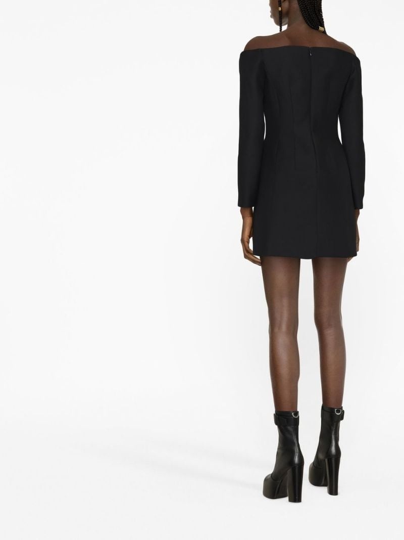 off-shoulder minidress - 7