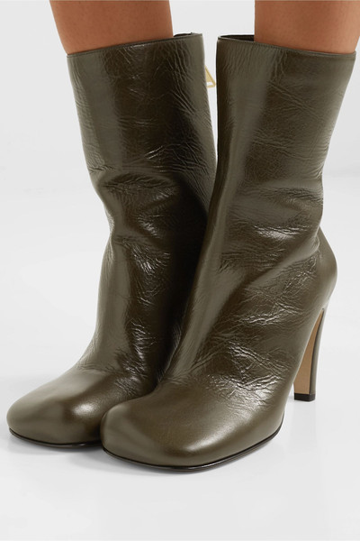 Bottega Veneta Leather ankle boots outlook