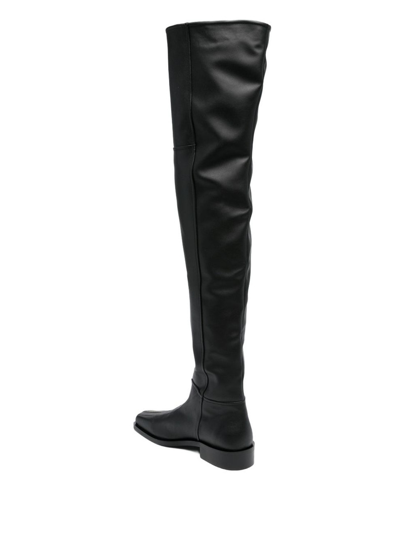 zip-front overknee boots 3