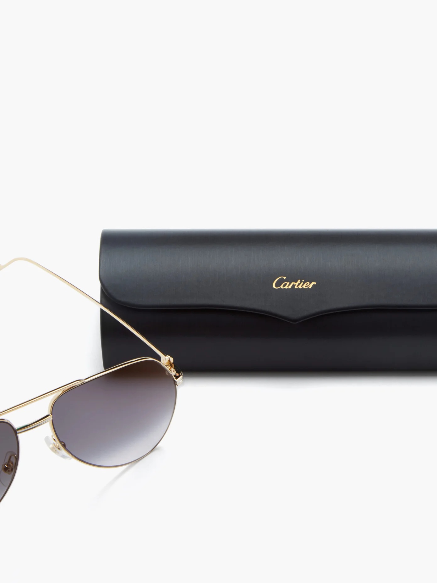 Première de Cartier aviator metal sunglasses - 5