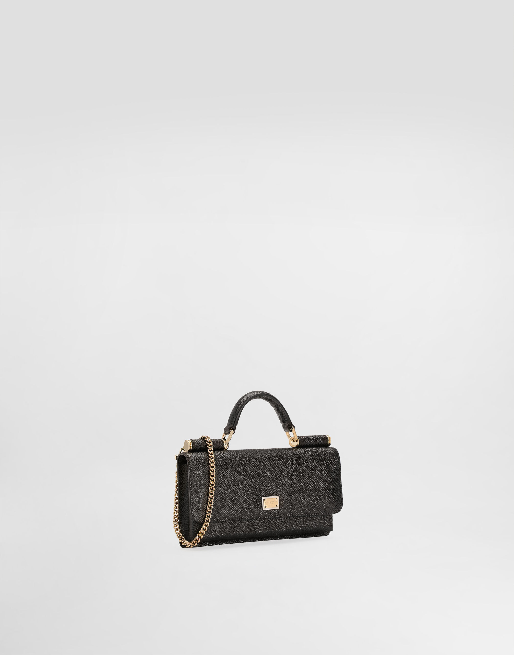 Dauphine-print calfskin mini bag - 3