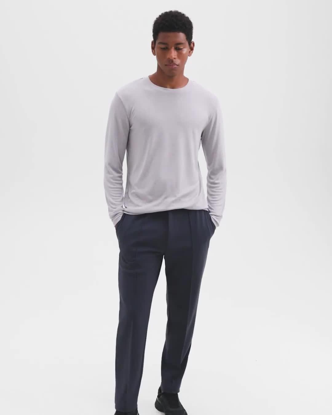 Essential Long-Sleeve Tee in Anemone Modal Jersey - 7