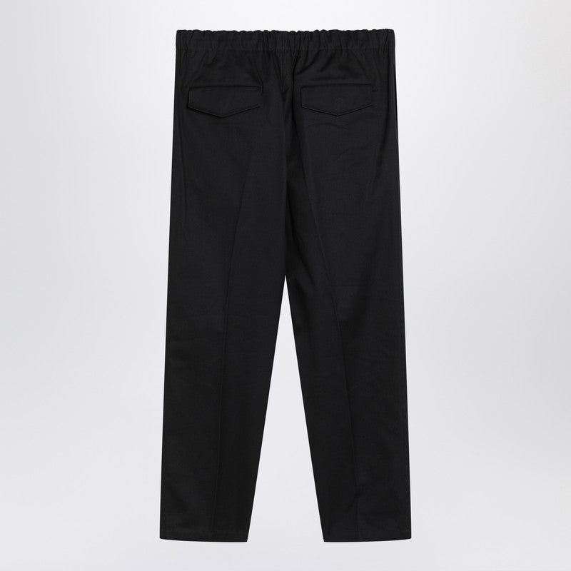 NAVY BLUE COTTON PANTS - 2