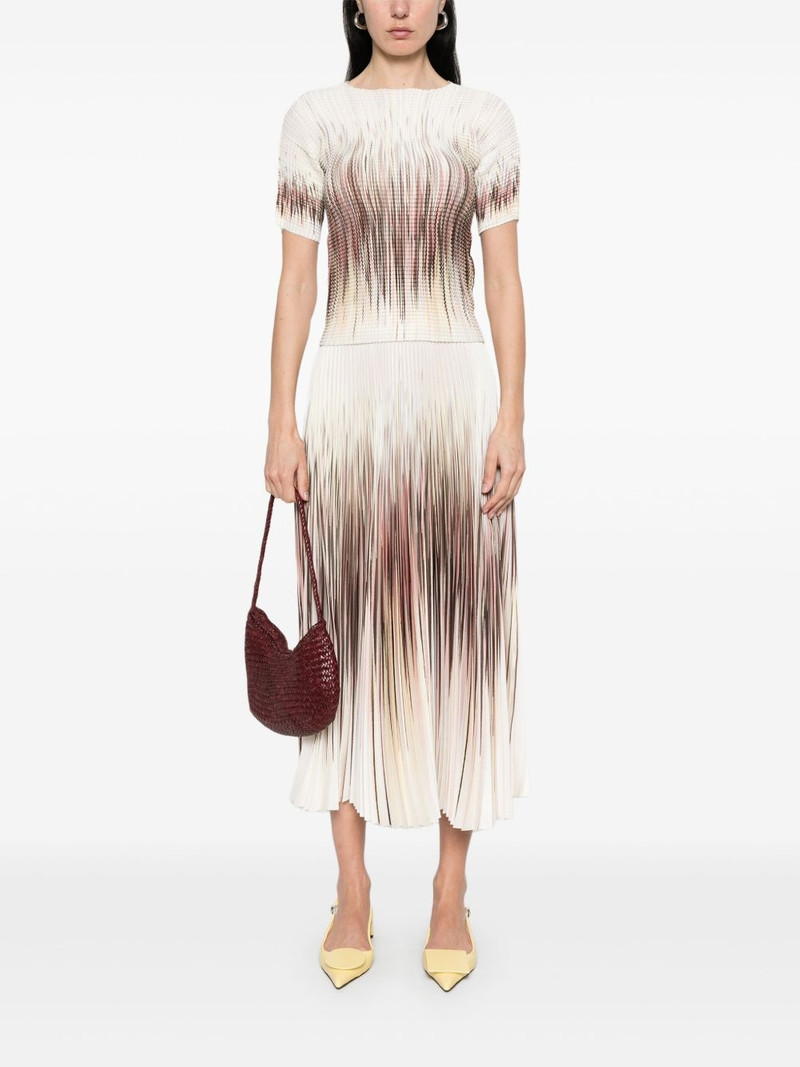 Herno plissé-effect midi skirt outlook