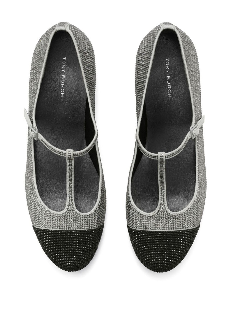 rhinestone embellished ballerina shoes 3