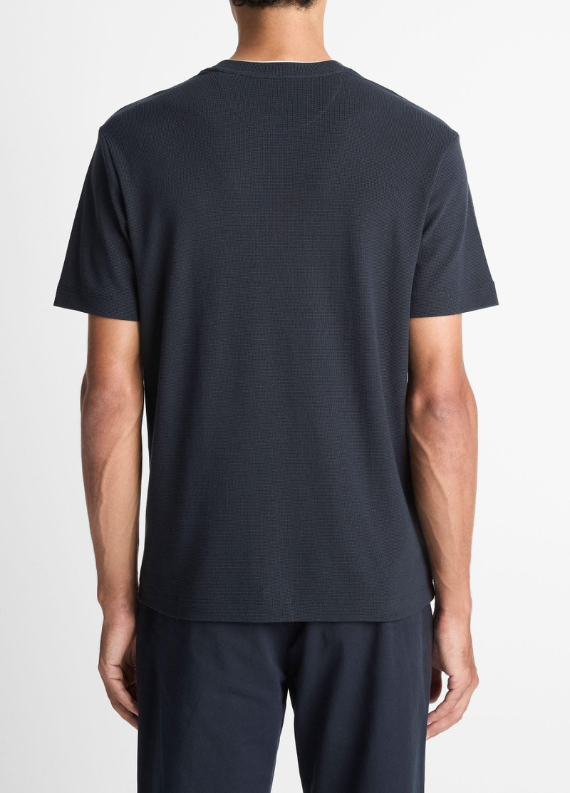 Vince Double-Neck Pima Cotton T-Shirt outlook