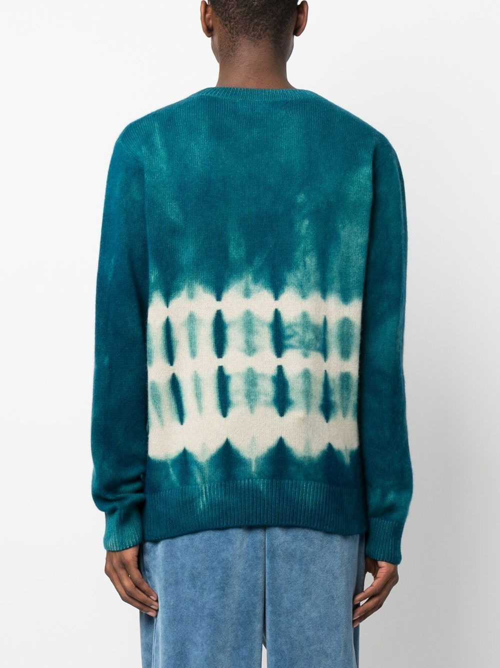 tie-dye cashmere jumper - 4