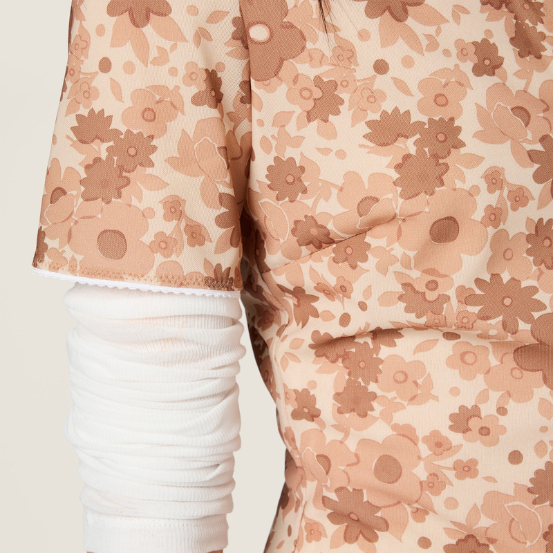 Stretch fabric mini-dress 6