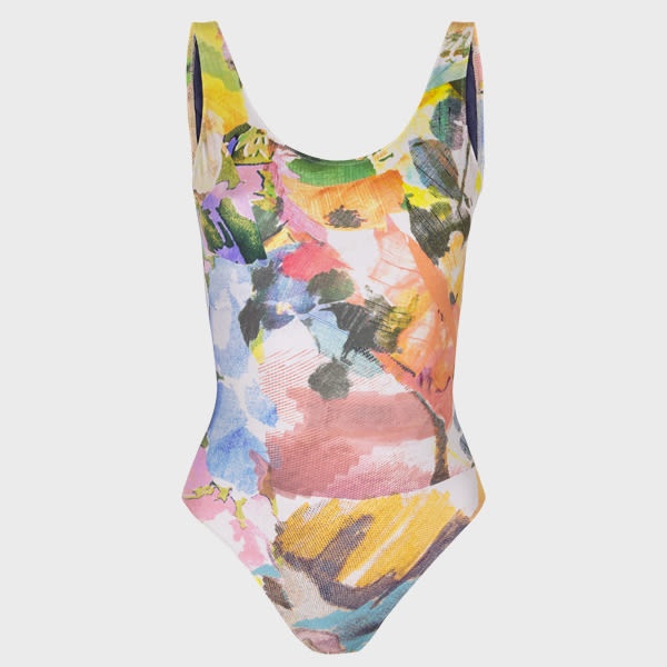'Floral Collage' Swimsuit - 3