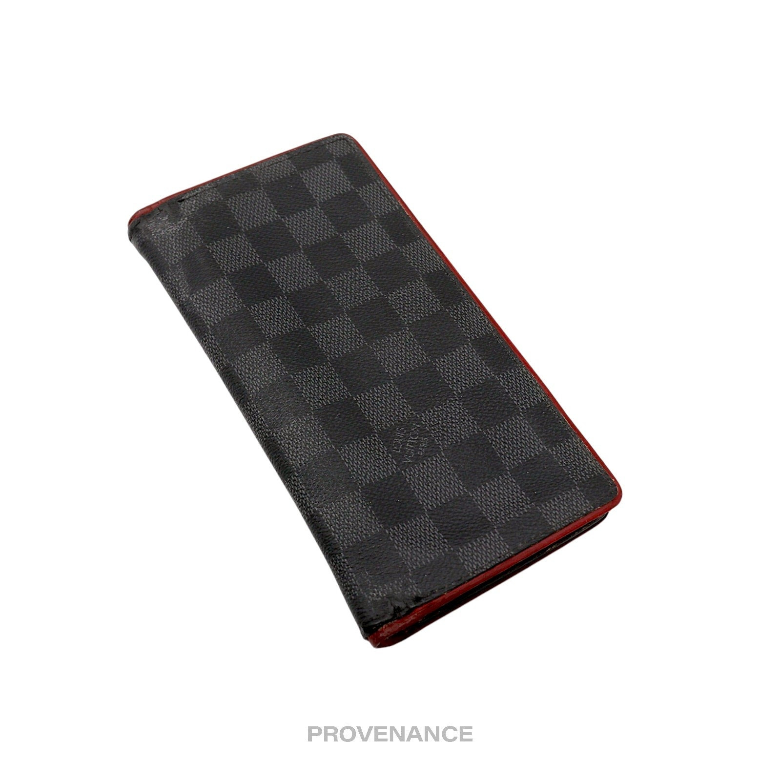 Louis Vuitton Brazza Long Wallet - Damier Graphite Red - 3