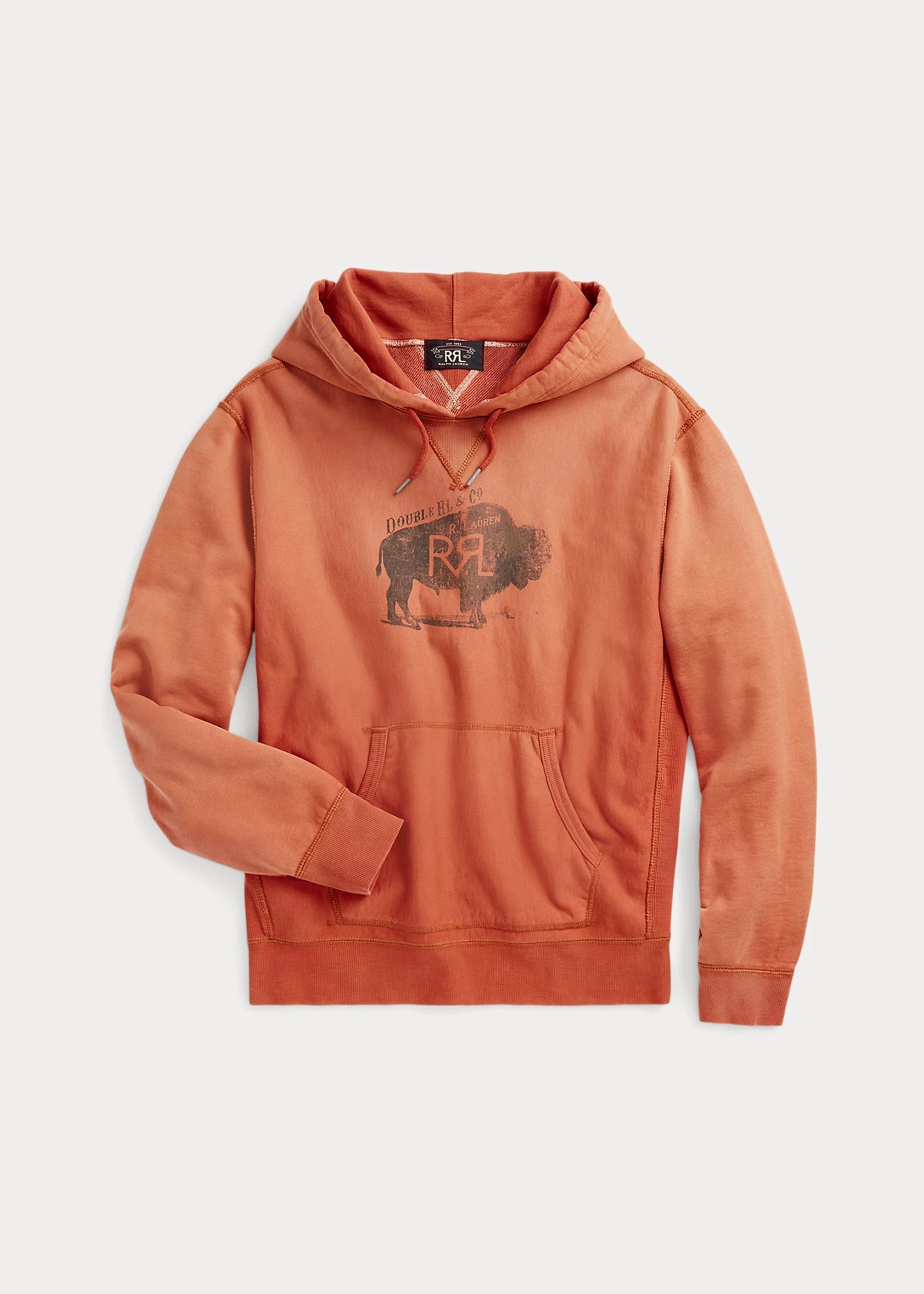 RRL by Ralph Lauren Logo Fleece Hoodie | REVERSIBLE