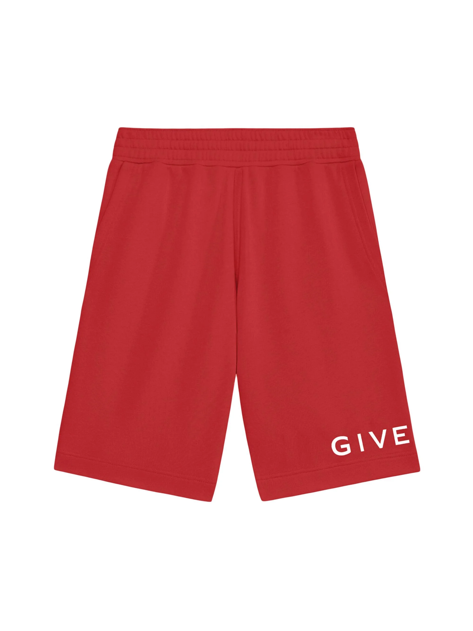 Men's Boxy Logo Shorts - Vermillon - 1