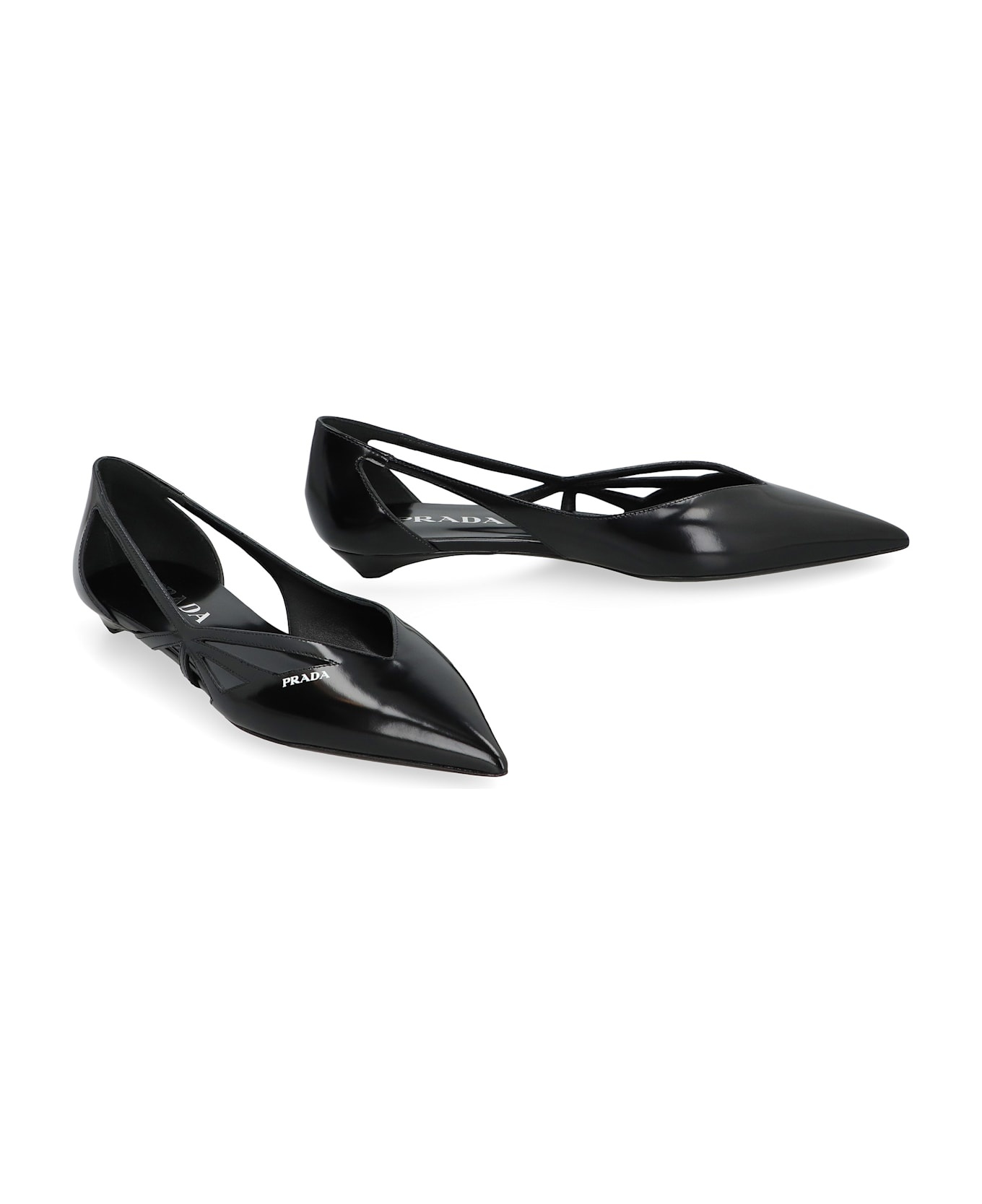 Leather Ballet Flats - 3