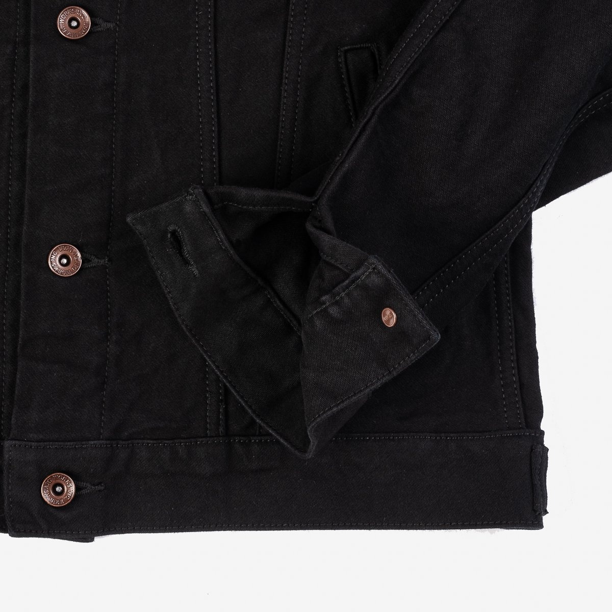 12oz Moleskin Modified Type III Jacket - Black - 9
