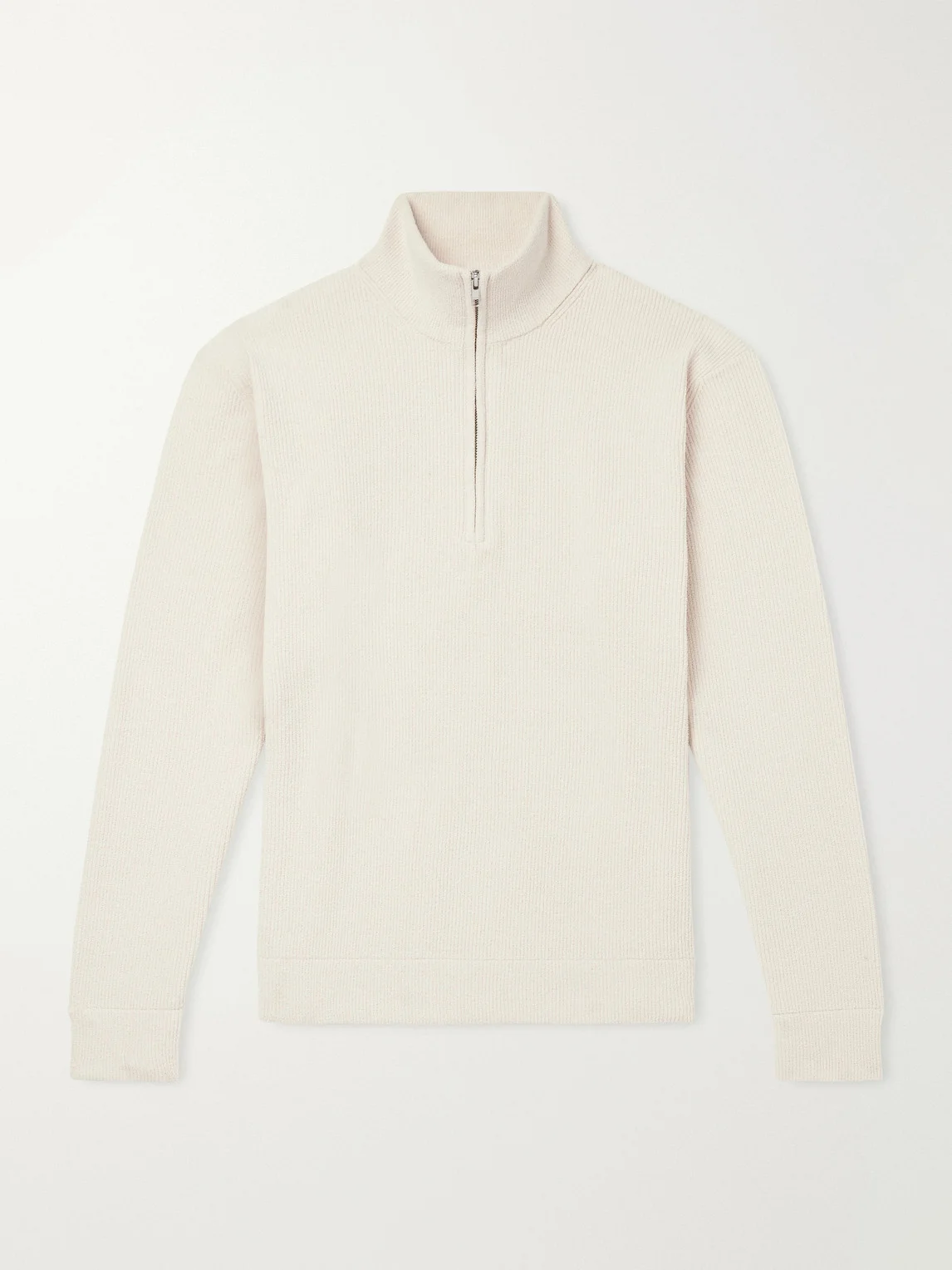 Danny 6429 Ribbed Chenille Half-Zip Sweater - 1